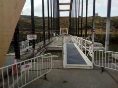 Obras puente de Sástago y acceso peatonal