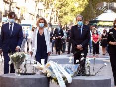 Acto de homenaje a las víctimas del atentado terrorista del 17A de 2017.