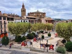 La exposición itinerante de de Aragón Turismo en Barbastro.