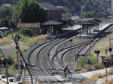 Estación de tren en Teruel.
