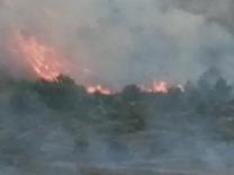 Brigadas helitransportadas extinguen un incendio en los montes de Castiliscar