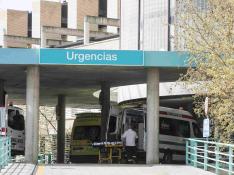 Entrada al servicio de Urgencias del Hospital Clínico Universitario Lozano Blesa de Zaragoza. Recurso
