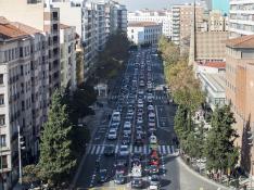 Manifestación de la educación concertada contra la ley Celaá en Zaragoza (22/11/2020)