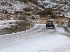 La nieve deja bonitas imágenes en el norte de la provincia de Huesca.