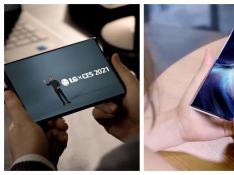 LG y TCL mostraron dos ‘smartphones’ capaces de desenrollar sus pantallas para hacerlas más grandes.