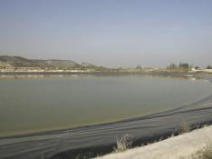 balsa de agua de El Burgo de Ebro