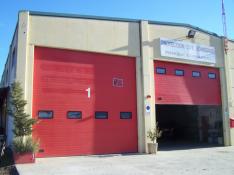 El parque de bomberos de Graus está cerrado desde principio de año tras el traslado de sus efectivos a Benabarre.
