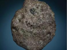 Un trozo del meteorito EC 002.