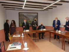 Reunión del patronato de la Fundación Santa María de Albarracín.