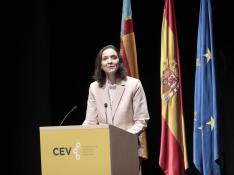 El rey Felipe VI clausura la asamblea general de la Confederación Empresarial de la Comunitat Valenciana (CEV).