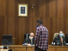 El acusado, Wilson de la Cruz, durante la lectura del veredicto.