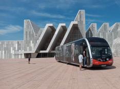 Nuevo tranvía con ruedas en Zaragoza