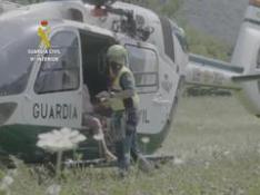 Dos tripulantes de una avioneta heridos graves tras un accidente en Bisaurri