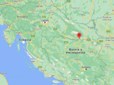 Accidente de bus en Croacia, cerca de la frontera con Bosnia-Herzegovina.