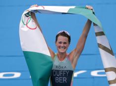 Flora Duffy, nueva campeona olímpica de triatlón