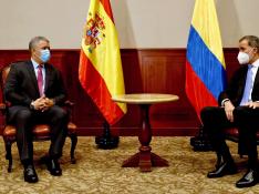 Spain's King Felipe VI attends inauguration ceremony of Peruvian president-elect Pedro Castillo
