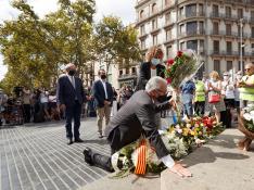Homenaje a las víctimas de los atentados de Cataluña