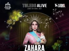 Cartel promocional del concierto de Zahara en Toledo, que suscitó la polémica.