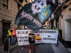 Manifestación de neonazis en Madrid.