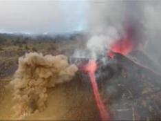Esta es la evolución del volcán de La Palma desde que entró en erupción