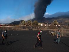 Efectos de la erupción de La Palma en el barrio de Las Manchas, en el área evacuada