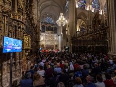 Misa en la catedral de Toledo tras el videoclip de C.Tangana.