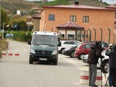 El presunto autor del homicidio de un niño de nueve años en Lardero es trasladado a la prisión de Segovia.