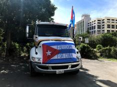 Cubanos de Miami salen a la calle en apoyo de demandas de cambio en Cuba