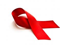 El lazo rojo simboliza la lucha contra el sida