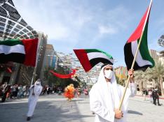 Un desfile en el Día Nacional de Emiratos Árabes Unidos.