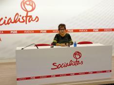 Elisa Sancho, secretaria de Organización del PSOE Alto Aragón.