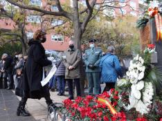 Homenaje de las víctimas en el Parque de la Esperanza, ubicado en la avenida de Cataluña