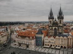 Vistas de la ciudad de Praga.