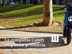 Cabify amplía su presencia en Zaragoza y despliega sus motos eléctricas de alquiler