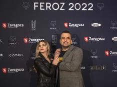 Nacho Vigalondo y Paula Púa, presentadores de la gala de los Premios Feroz 2022 en Zaragoza.