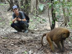 La experiencia de una primatóloga aragonesa en Senegal: un año entre babuinos ‘hippies’