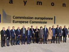 Comitiva de alcaldes y presidentes de instituciones provinciales del PP en Bruselas