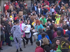 Imagen de archivo del carnaval de Alcañiz en 2020.