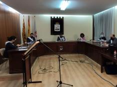 Pleno del Ayuntamiento de Andorra.
