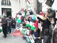 Zaragoza se suma a la protesta del pueblo saharaui