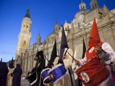 Procesión del Pregón de Semana Santa en Zaragoza en 2015. gsc