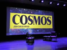 Juan Carlos Ortega presenta este domingo en el Teatro Olimpia de Huesca su último montaje en directo, 'Cosmos'.