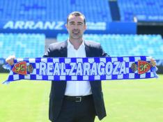 Presentación de Carcedo como entrenador del Real Zaragoza