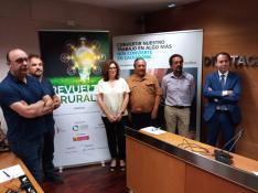 Presentación del maratón de Revuelta Rural que tendrá lugar el 8 y 9 de julio en Sariñena para buscar emprendedores.
