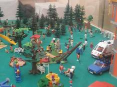 La exposición de Playmobil se podrá visitar en el local Jai Alai de la Laurentina (Calle Padre Huesca, 65) los días 11 y 12 de junio, de 10.00 a 20.00.