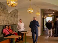 Arturo Aliaga visita el hotel boutique de lujo 'La Lozana. Palacio de Infanzonía', en Used