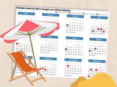El calendario laboral del verano 2022 en Aragón. gsc