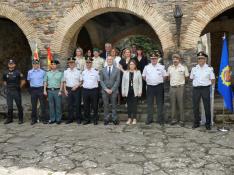 El Plan de Turismo Seguro de la Policía Nacional se ha presentado este lunes en la Ciudadela de Jaca