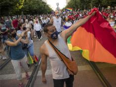 Manifestación del Orgullo en Zaragoza en 2021. gsc