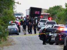 People found dead inside a trailer truck in San Antonio